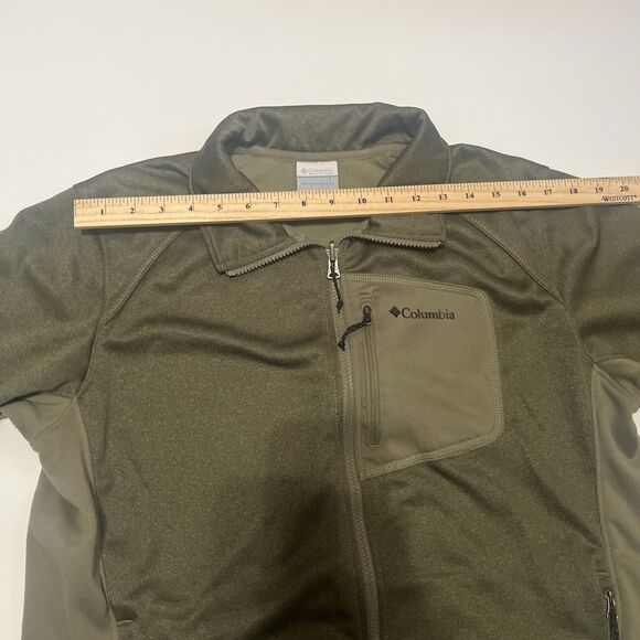Men’s Forest Green Full Zip Columbia Interchange Jacket Medium - Picture 7 of 10